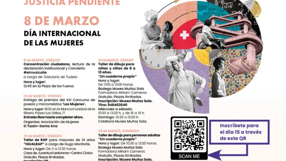 D&iacute;a Internacional de la Mujer 8M 2025 en Tudela