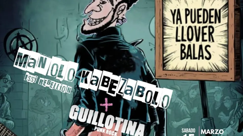 Concierto en Tafalla &lsquo;Manolo Kabezabolo y Guillotina Punk Rock&rsquo;