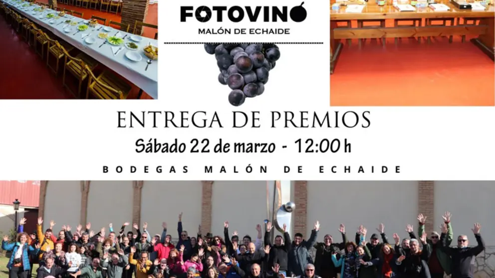 Entrega de premios en Cascante del XI Concurso Fotogr&aacute;fico &lsquo;Fotovino Mal&oacute;n de Echaide&rsquo;
