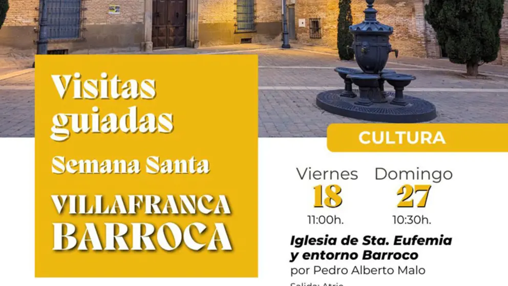 Visitas guiadas Semana Santa en Villafranca &lsquo;Villafranca Barroca&rsquo;