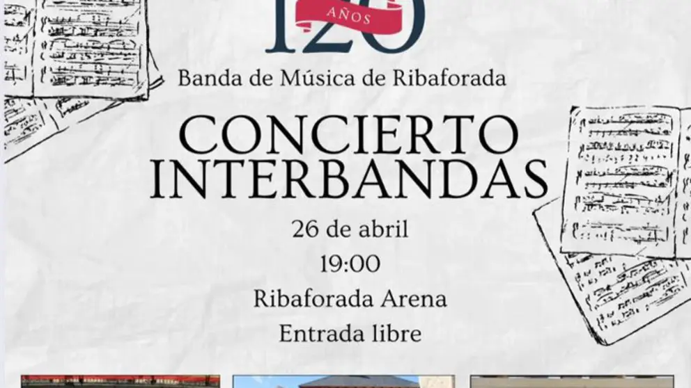 Concierto en Ribaforada &lsquo;Interbandas 120&deg; aniversario&rsquo;