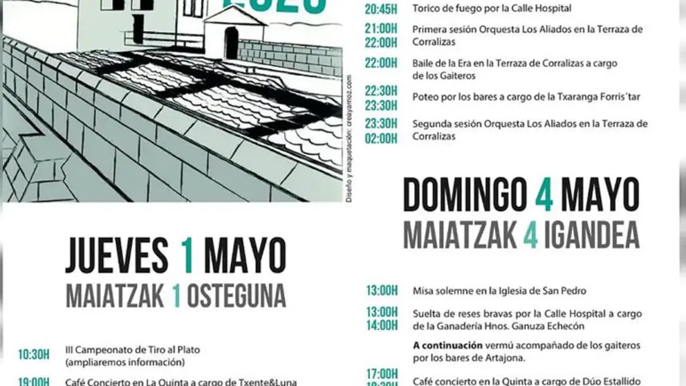 Programa de las Fiestas&nbsp;de la Juventud de Artajona 2025