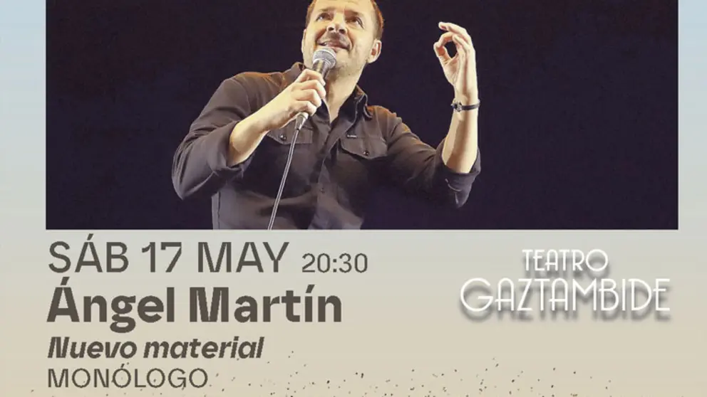 Mon&oacute;logo en Tudela &lsquo;Nuevo material&rsquo; con &Aacute;ngel Mart&iacute;n