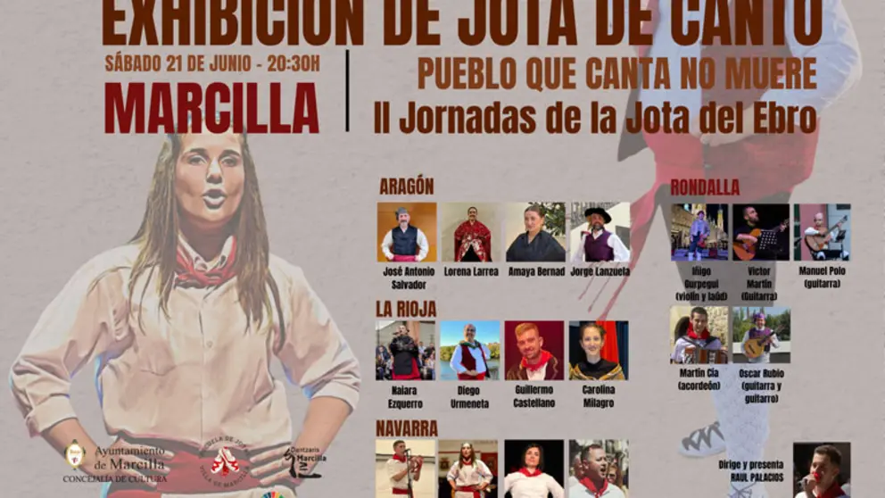 II Jornadas de la Jota del Ebro &lsquo;Pueblo que canta no muere&rsquo; en Marcilla 2025