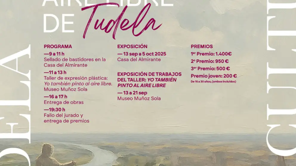 XXIX Premio de Pintura al Aire Libre en Tudela 2025