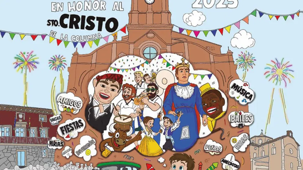 Programa de las Fiestas&nbsp;patronales de Mall&eacute;n 2025 en honor al Cristo de la Columna
