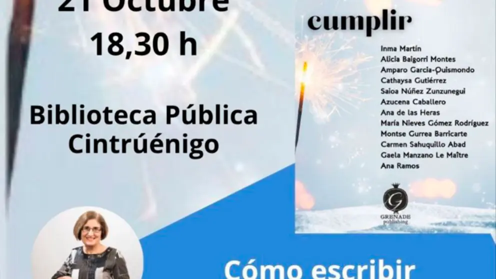Presentaci&oacute;n en Cintru&eacute;nigo &lsquo;Un sue&ntilde;o por cumplir&rsquo; con Alicia Baigorri y autoras colaboradoras