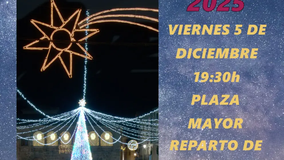 Encendido de luces navide&ntilde;as en &Aacute;greda 2025