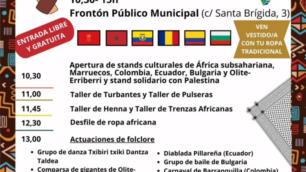 Fiesta Intercultural en Olite 2025