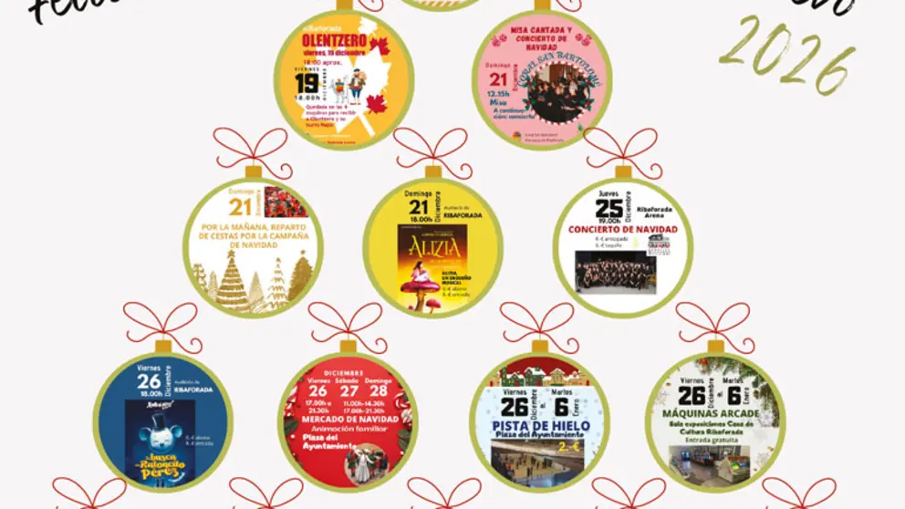 Programa de Navidad en Ribaforada 2025
