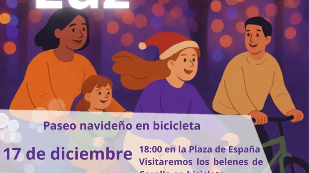 Paseo navide&ntilde;o en bicicleta &lsquo;Bici Luz&rsquo; en Corella