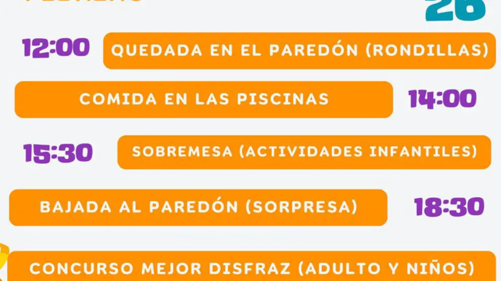 Carnaval en C&aacute;rcar 2026