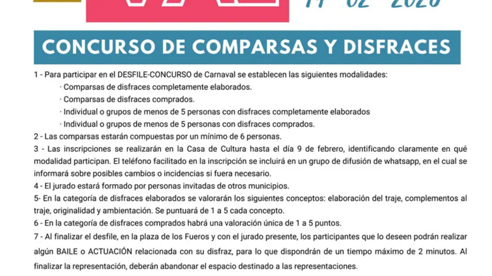 Carnaval en Castej&oacute;n 2026