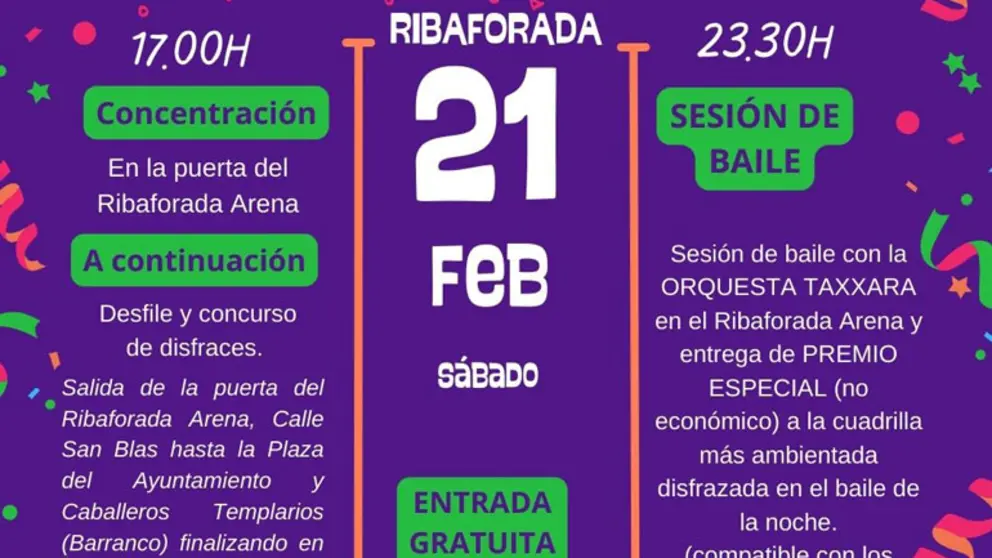 Carnaval en Ribaforada 2026