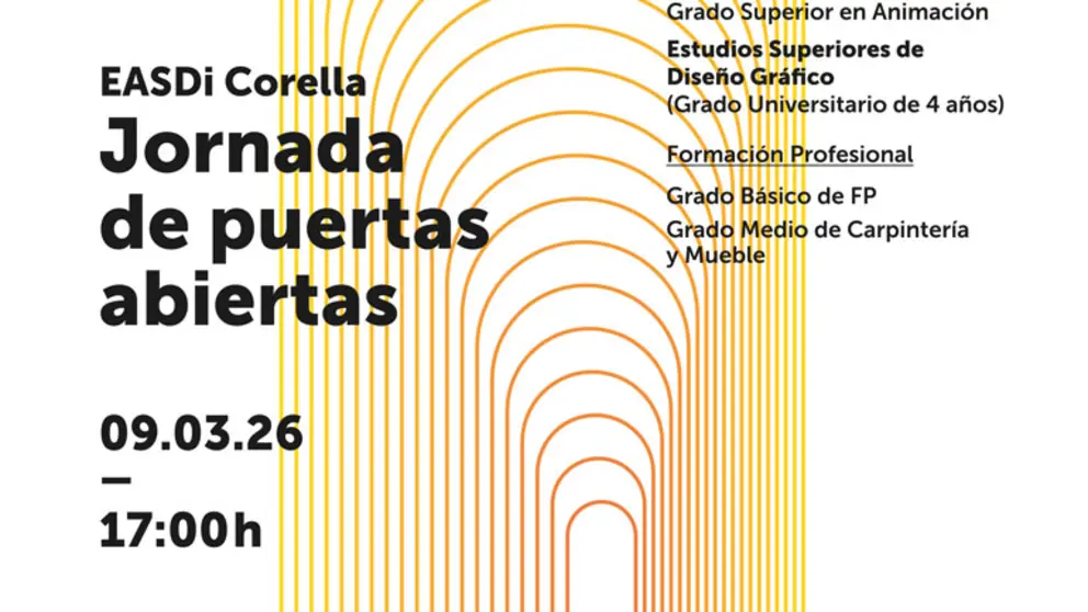 Jornada de Puertas Abiertas de la EASDI de Corella 2026
