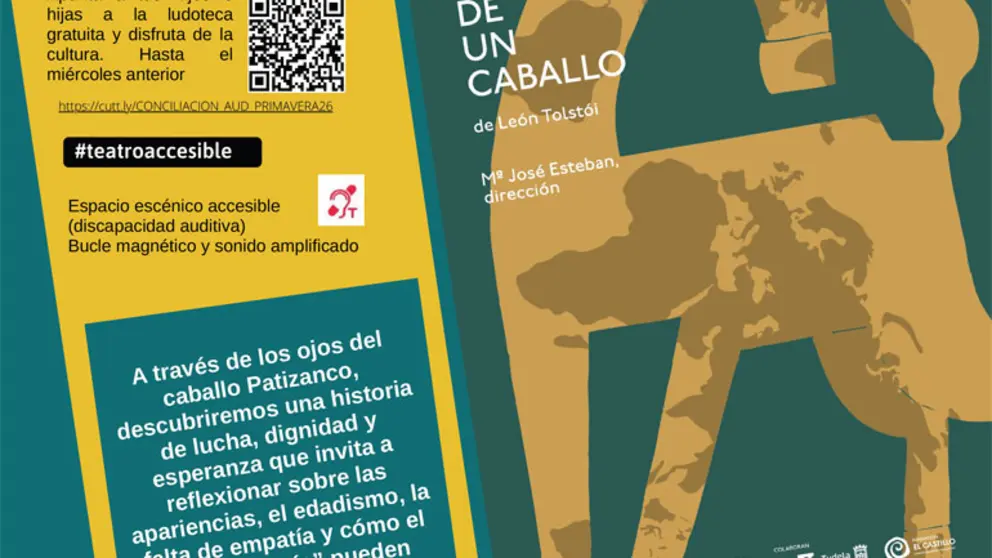 Teatro en Ribaforada &lsquo;Historia de un caballo&rsquo; del Grupo de Teatro IES Valle del Ebro