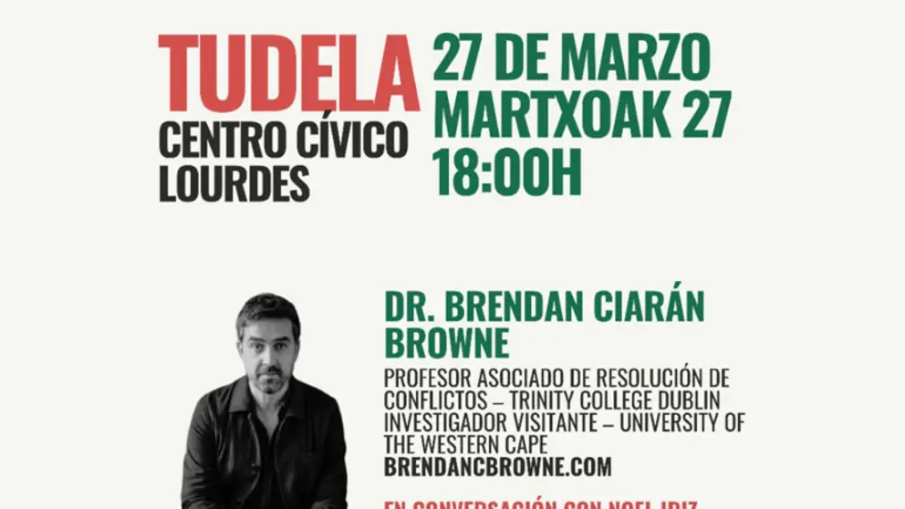 Charla en Tudela &lsquo;Solidaridad con Palestina y otros pueblos en el mundo&rsquo;
