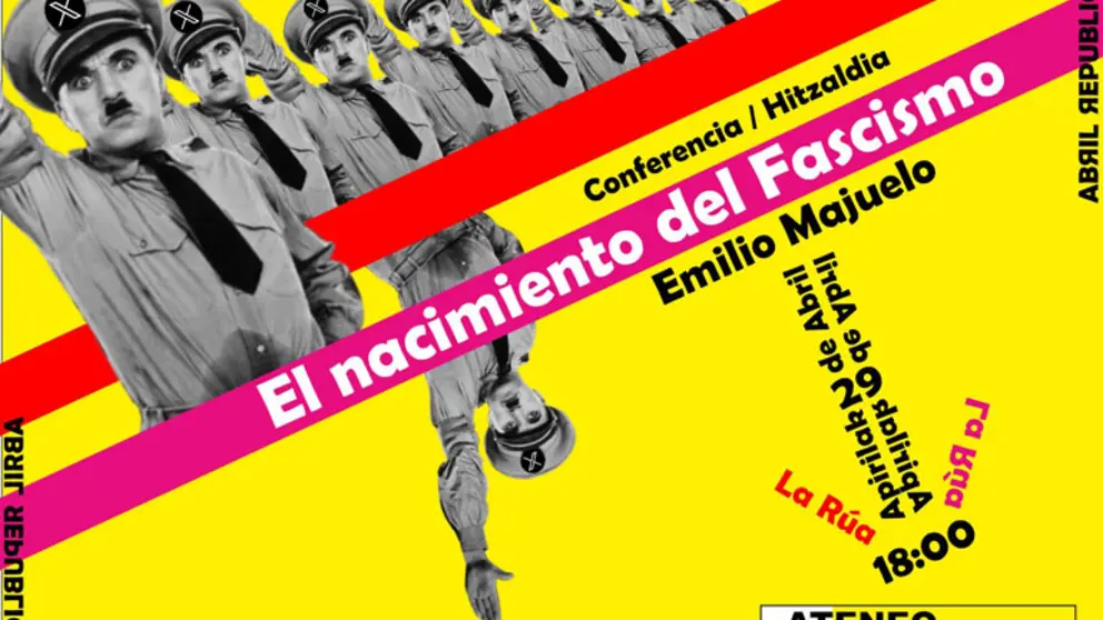 Conferencia en Tudela &lsquo;El nacimiento del fascismo&rsquo; de Emilio Majuelo