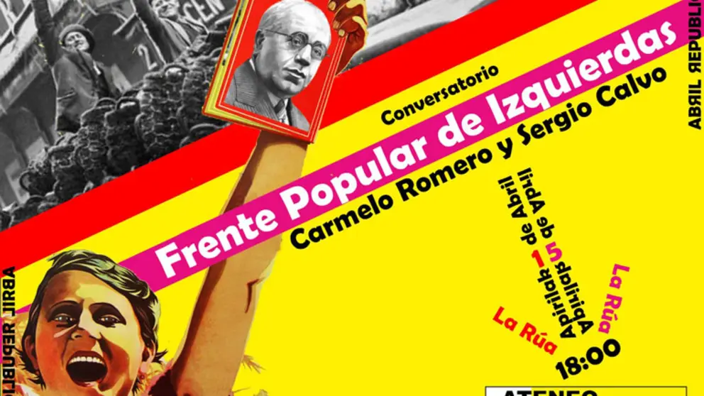Conferencia en Tudela &lsquo;Frente Popular de Izquierdas&rsquo; con Carmelo Romero y Sergio Calvo