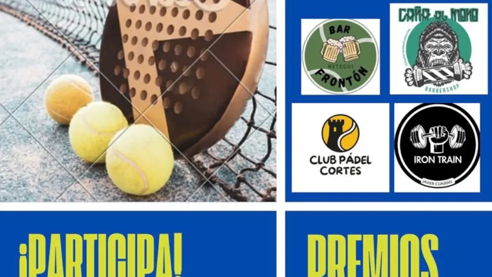 I Torneo Local de P&aacute;del en Cortes 2026