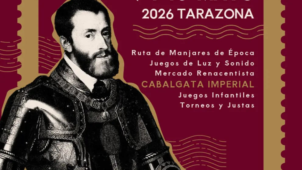 Feria renacentista &lsquo;Jornadas de la Coronaci&oacute;n del Emperador&rsquo; en Tarazona 2026