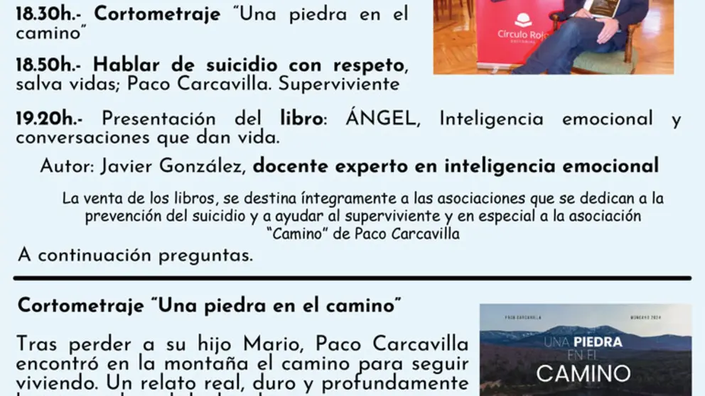 Charla en Ribaforada &lsquo;Inteligencia emocional y salud mental&rsquo; de Javier Gonz&aacute;lez