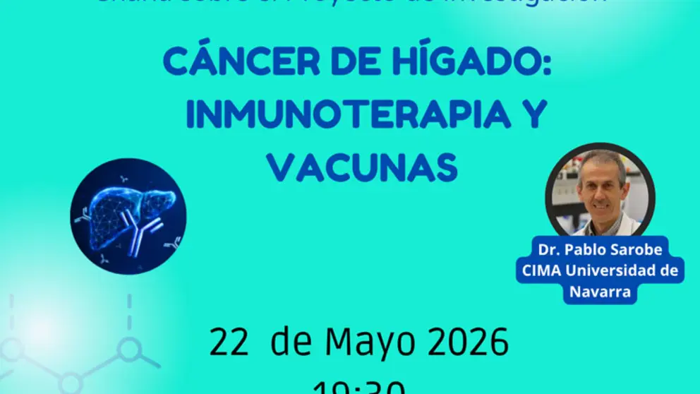 Charla en Murchante &lsquo;C&aacute;ncer de h&iacute;gado Inmunoterapia y vacunas&rsquo;