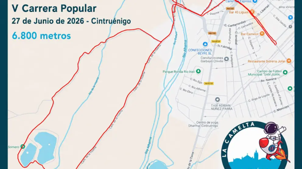V Carrera Popular La Camelta en Cintru&eacute;nigo 2026