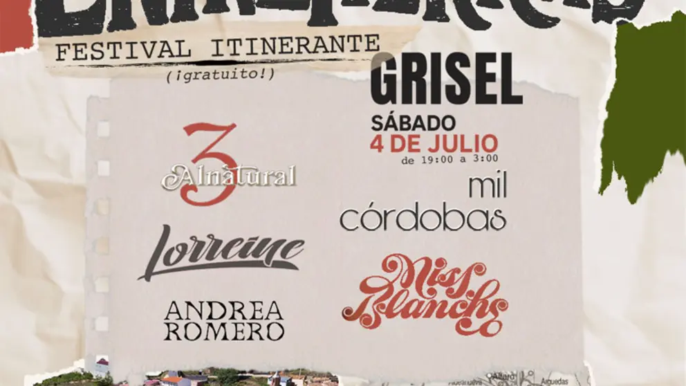 Festival Itinerante Entretierras en Grisel 2026