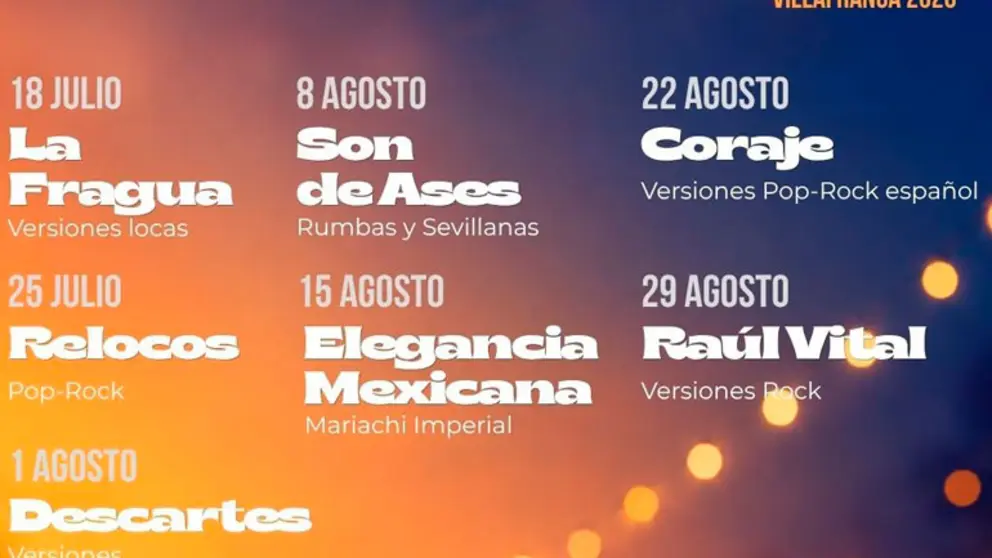 VII Noches Musicales de Verano en Villafranca 2026