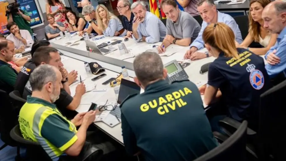Reuni&oacute;n del CECOPI.