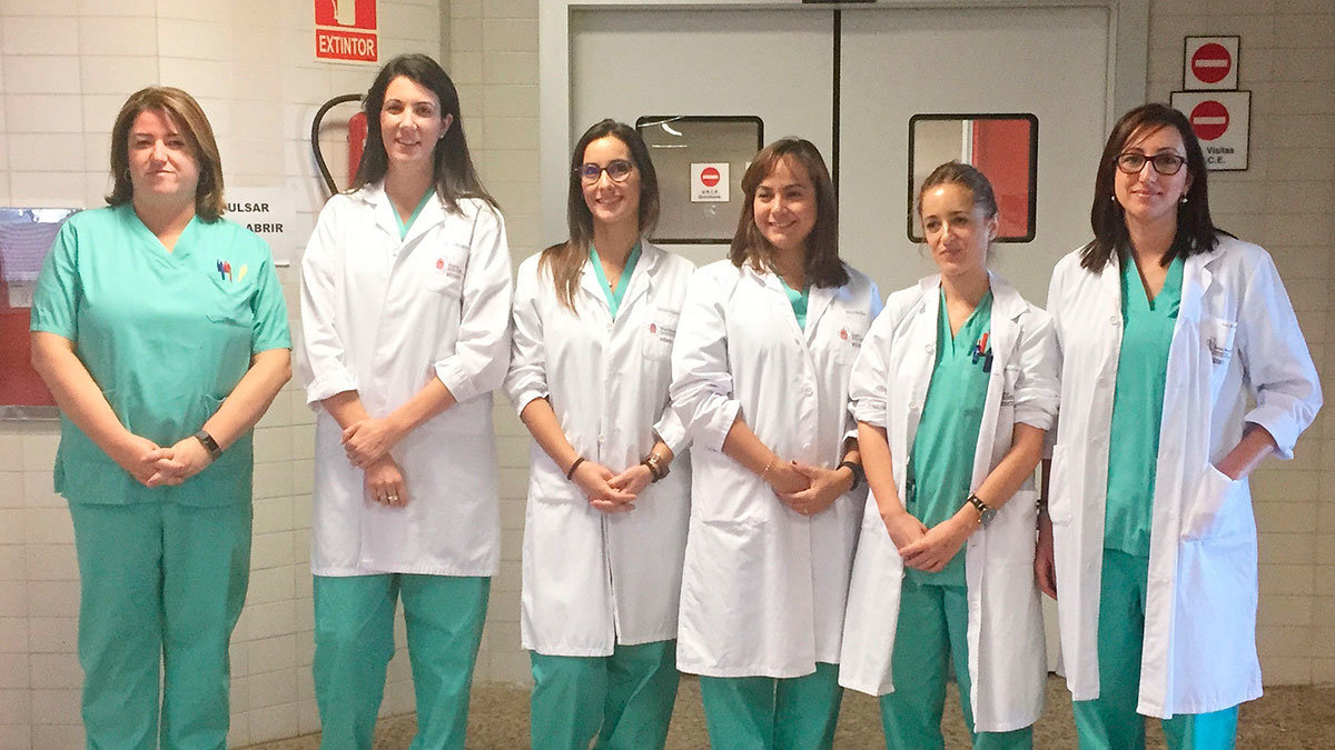 Profesionales integrantes del nuevo equipo de intensivistas de Tudela