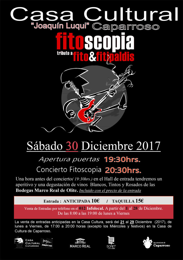 Fitoscopia. Tributo a Fito & Fitipaldis en Caparroso