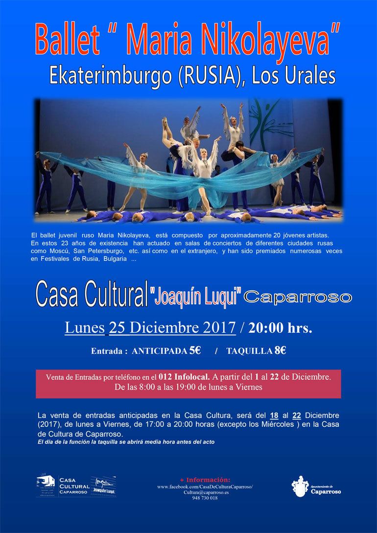 Ballet 'Maria Nikolayeva' en Caparroso