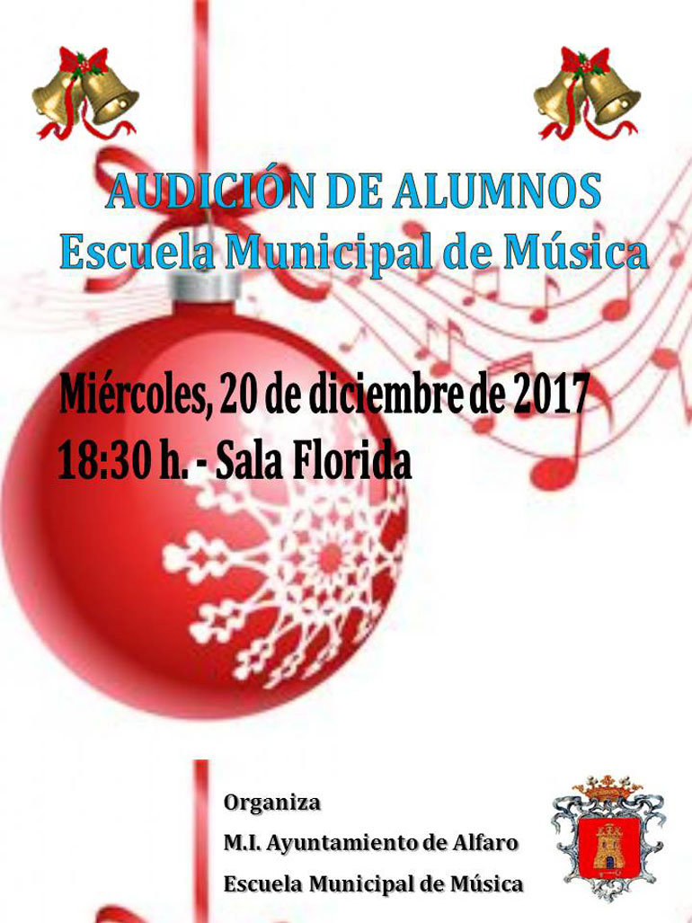 Audición navideña de la Escuela Muncipal de Música Marqués de Orovio