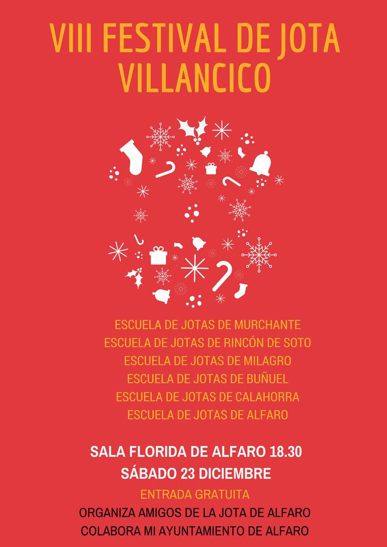 Festival de villancicos y jotas