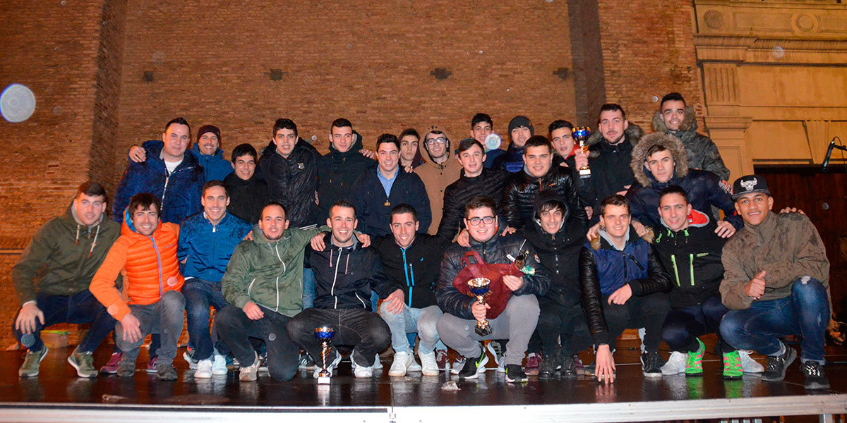 Entrega de premios del I Torneo navideño intercuadrillas
