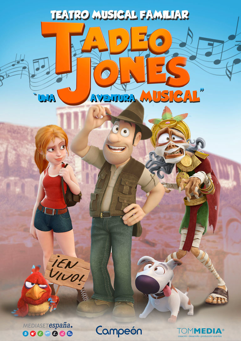 Teatro familiar en Tudela 'Tadeo Jones'