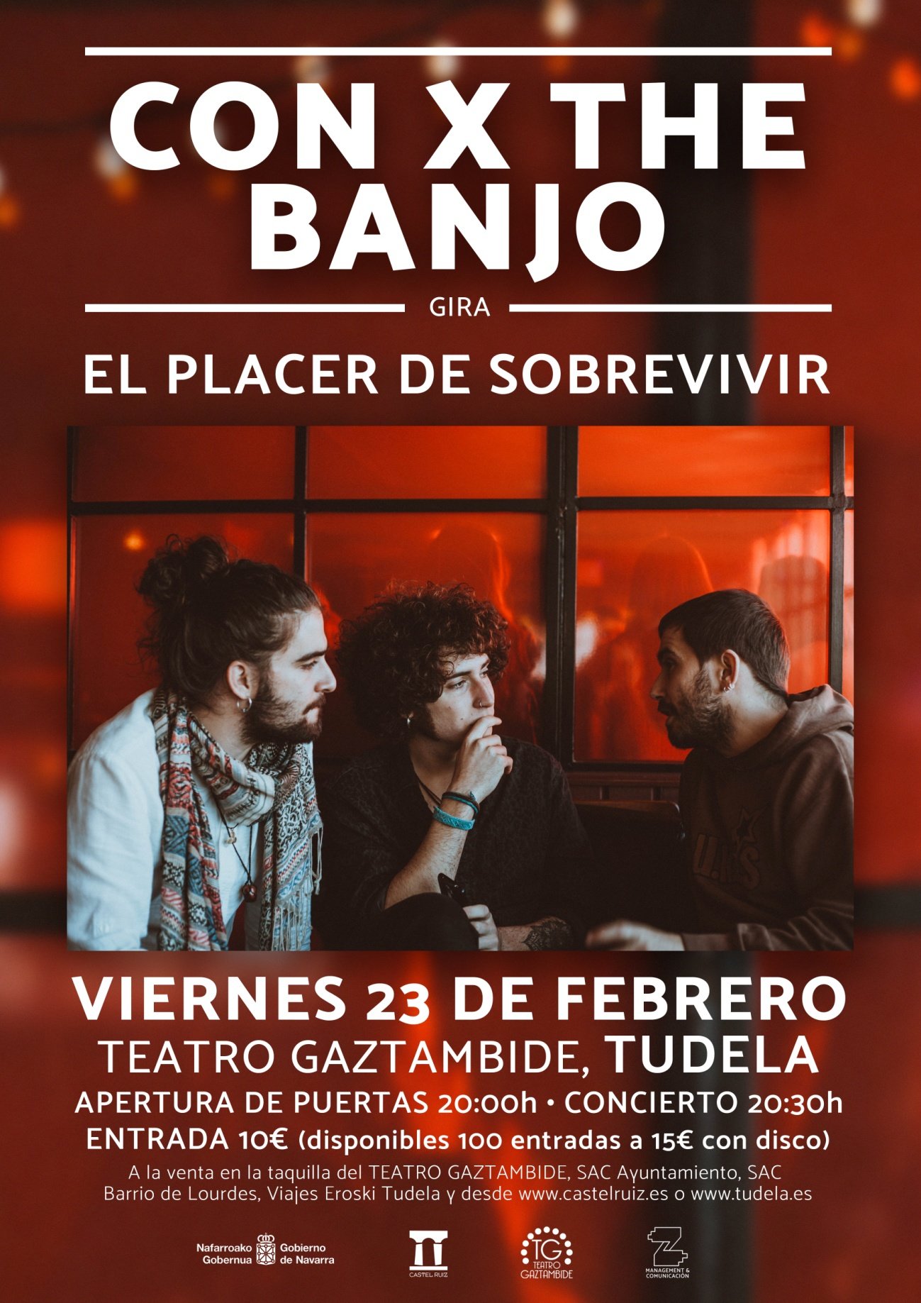 Concierto 'El placer de sobrevivir' con Con X The Banjo