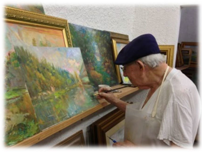 Exposición de pintura en Castejón 'El padre Mateo. Un pintor navarro' de Anastasio Mateo
