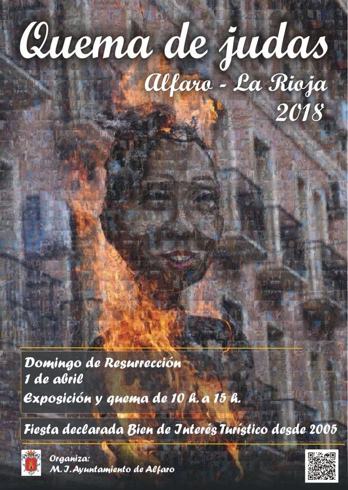 Quema de Judas en Alfaro
