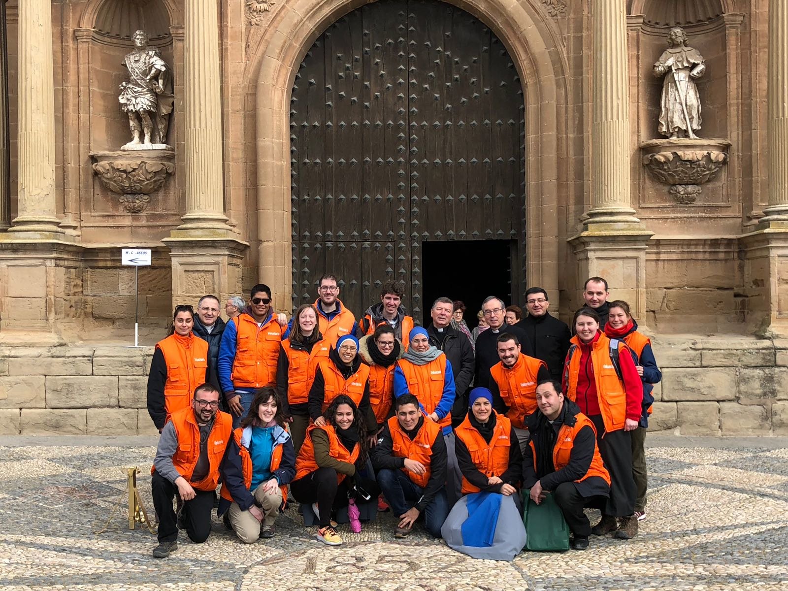 Fotografía con el oispio Juan Antonio Martínez Camino