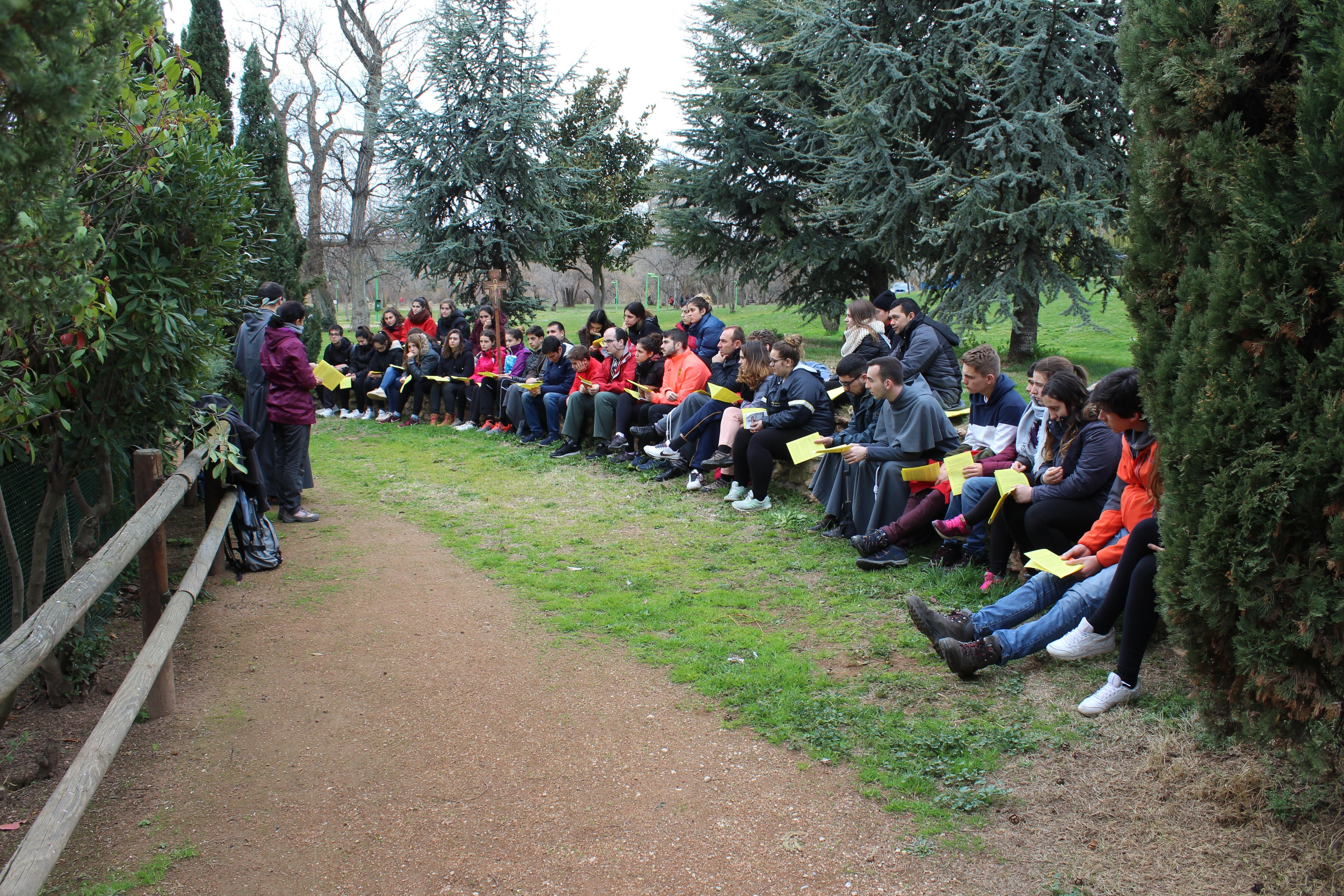 Catequesis en el parque del Cidacos de Calahorra