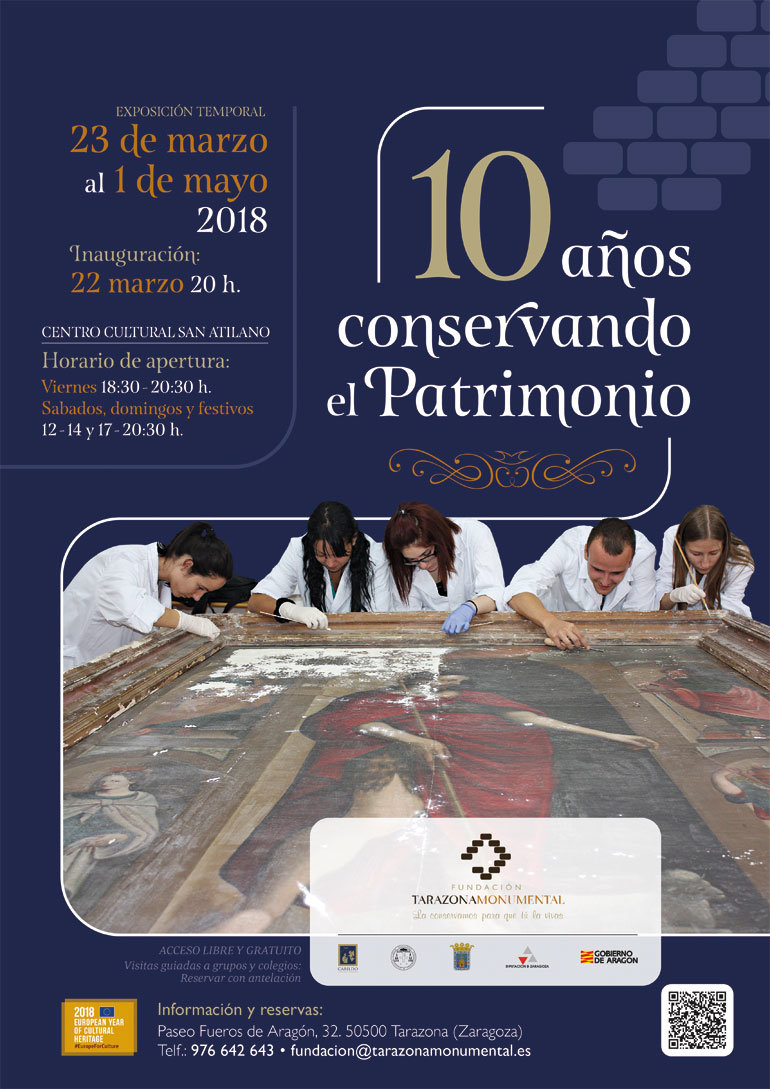 Exposición temporal '10 años conservando el Patrimonio'