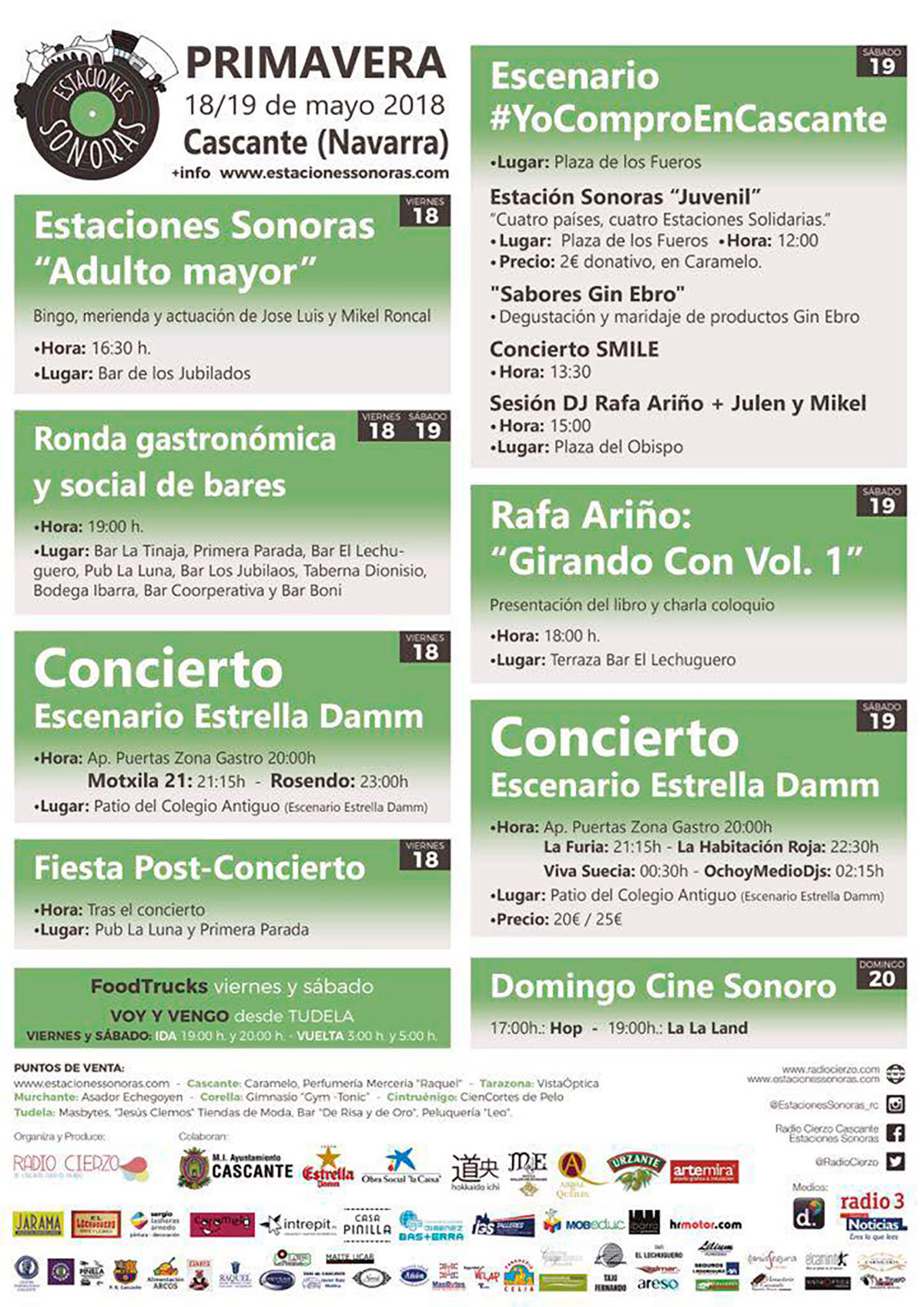 Cartel de Estaciones Sonoras