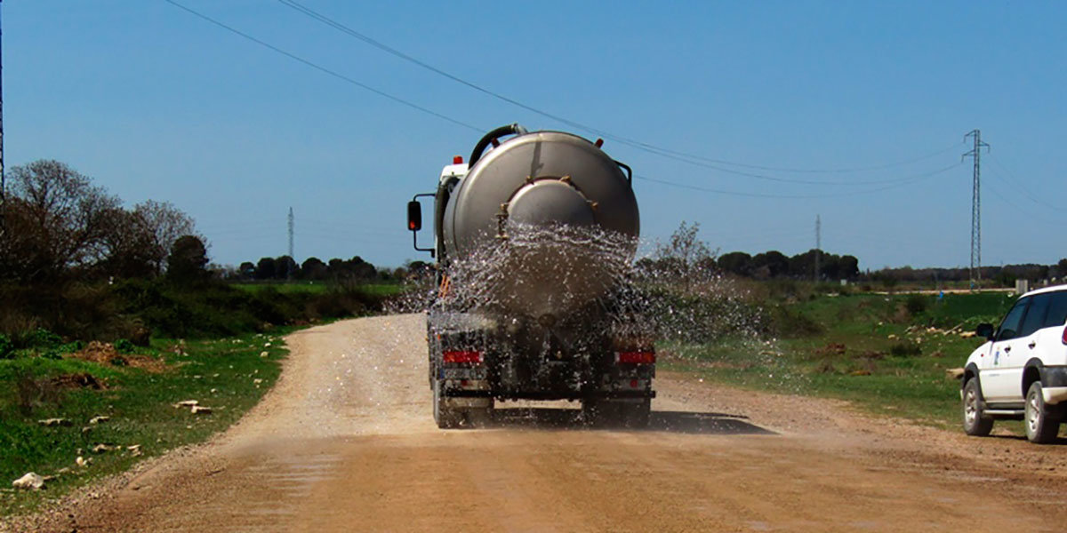 Camino con camión