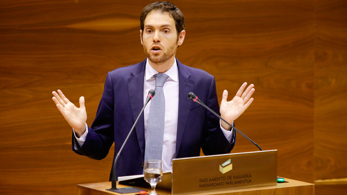 Sergio Sayas durante su comparecencia