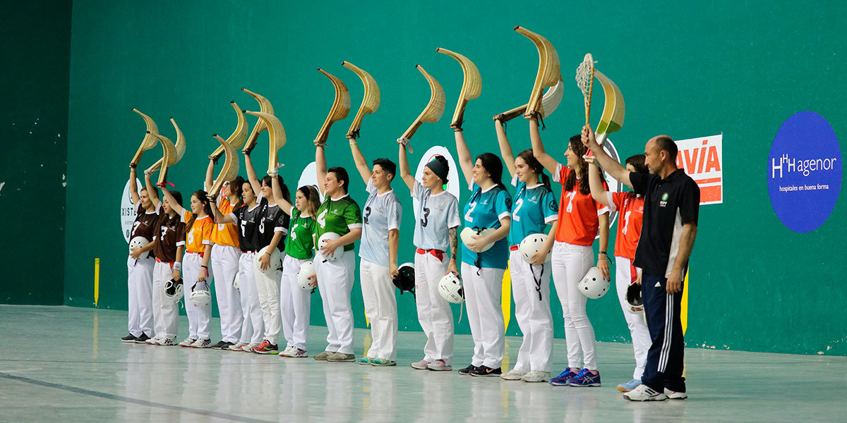 Cesta punta femenino en Cabanillas