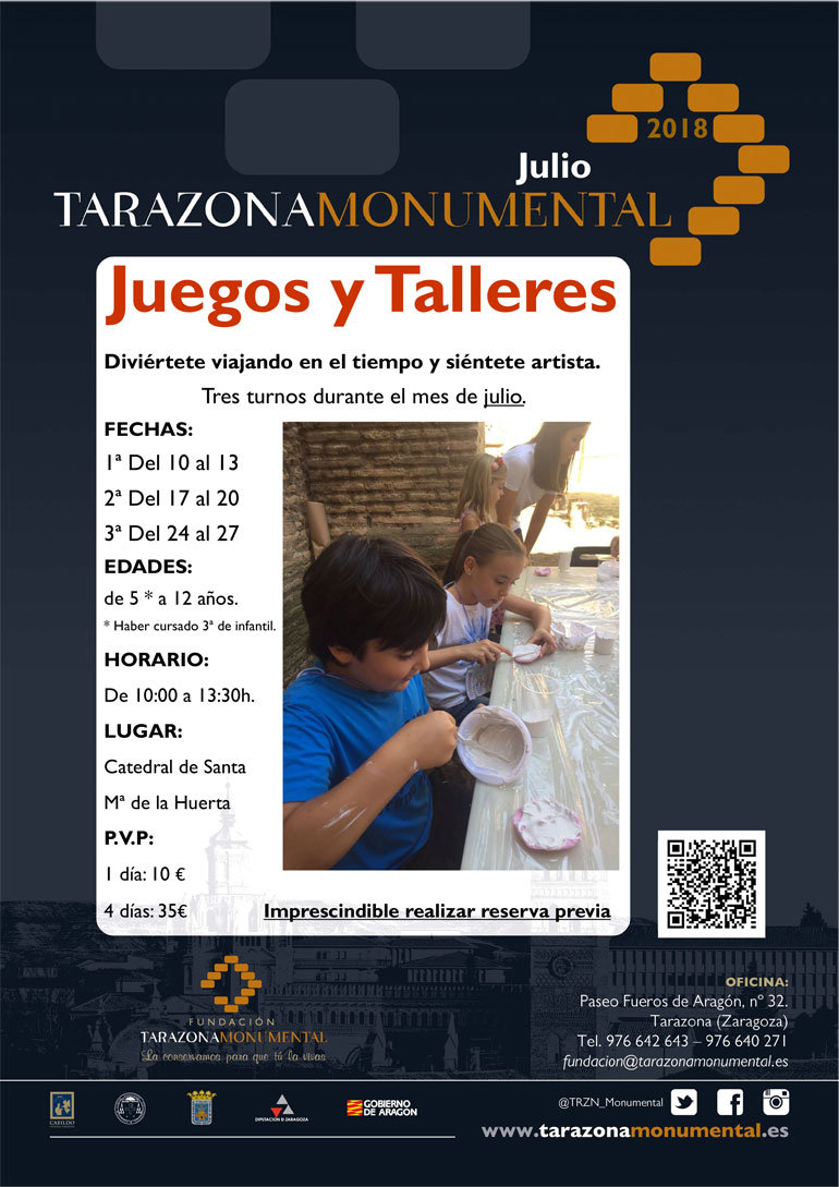 Juegos y talleres Fundación Tarazona Monumental