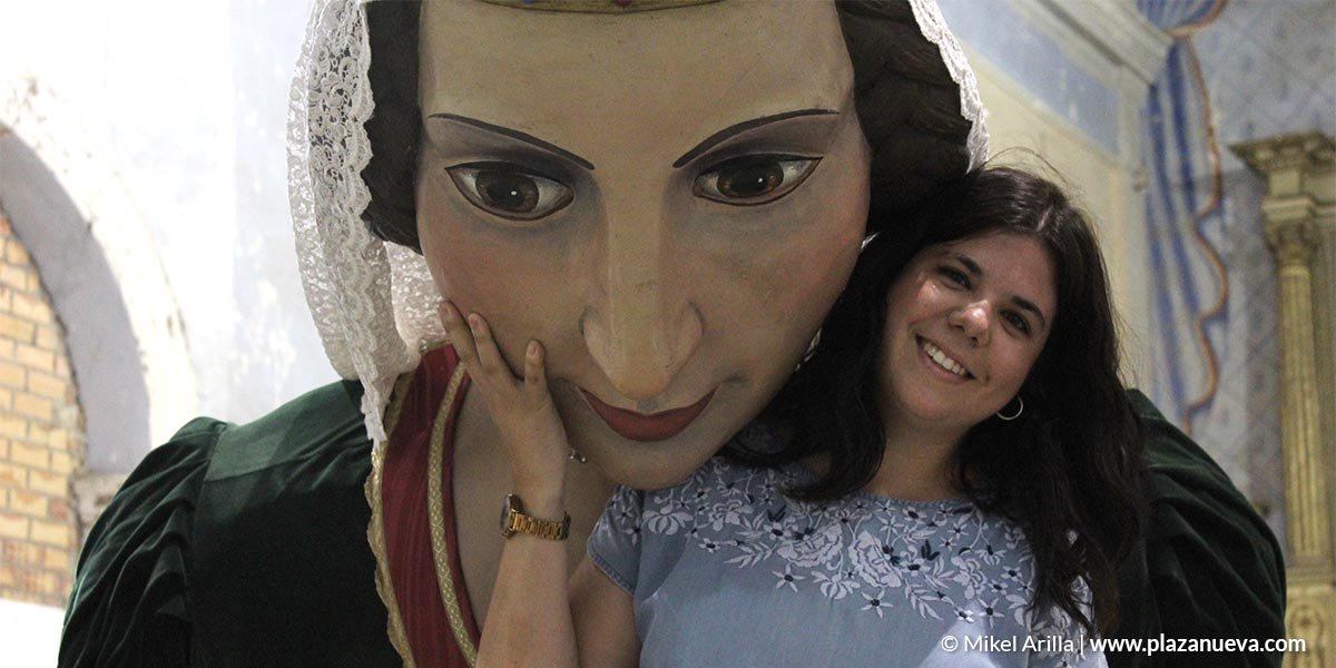 Sandra Vaquero, con Sancha